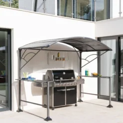 Abri Barbecue En Acier Hespéride Neiba Graphite