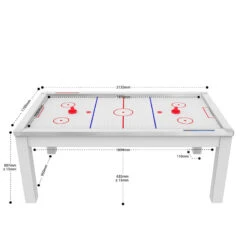 Air Hockey Toronto - Coloris Blanc Laqué / Surface Blanche 10 Air Hockey Toronto - Coloris Blanc Laqué / Surface Blanche -ATMOSPHERA Boutique air hockey toronto coloris blanc laque surface blanche 3