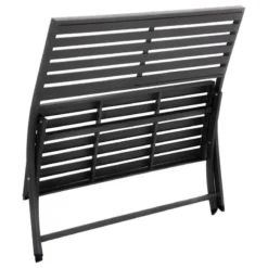 Banc Pliant Olbia Noir Graphite Hespéride -ATMOSPHERA Boutique banc pliant olbia noir graphite hesperide 2