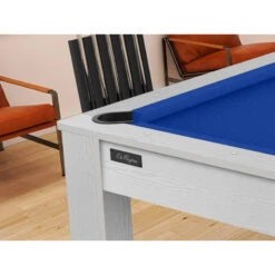 Billard Américain Arizona 7 Pieds Blanc Boisé / Tapis Bleu -ATMOSPHERA Boutique billard americain arizona 7 pieds blanc tapis bleu 4