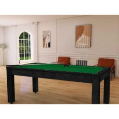 Billard Américain Arizona 7 Pieds Noir Boisé / Tapis Vert -ATMOSPHERA Boutique billard americain arizona 7 pieds noir boise tapis vert 1 4