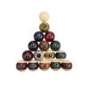 Billes De Billard Marble 57 Mm Lot De 16 Pour Jeu Américain