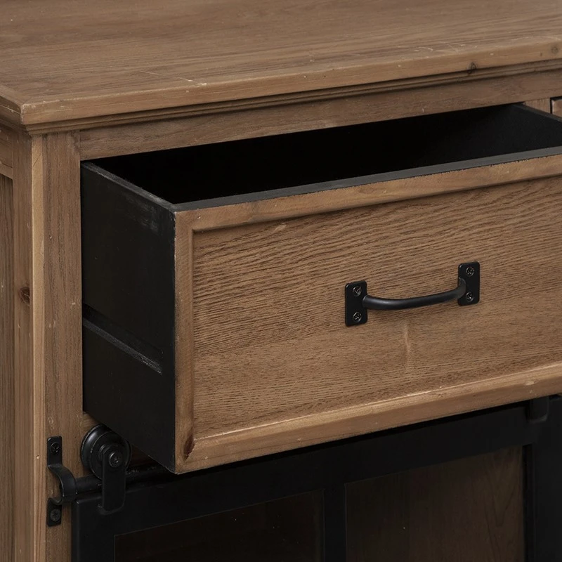 Buffet 2 Portes Coulissantes 4 Tiroirs Danik Atmosphera 7 Buffet 2 Portes Coulissantes 4 Tiroirs Danik Atmosphera – Image 7