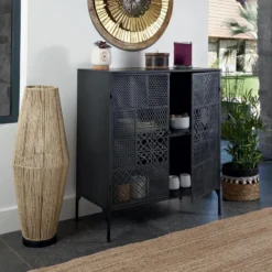 Buffet 2 Portes Métal Ajouré Teeco Atmosphera -ATMOSPHERA Boutique buffet 2 portes metal ajoure teeco atmosphera 2
