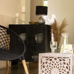 Buffet 2 Portes Métal Ajouré Teeco Atmosphera -ATMOSPHERA Boutique buffet 2 portes metal ajoure teeco atmosphera 4