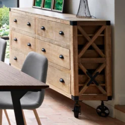 Buffet 6 Tiroirs Silas Atmosphera -ATMOSPHERA Boutique buffet 6 tiroirs silas atmosphera 1 5