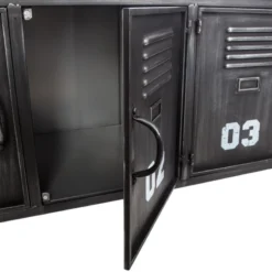 Buffet Bas Sevin Métal 4 Portes Atmosphera -ATMOSPHERA Boutique buffet bas sevin metal 4 portes atmosphera 4