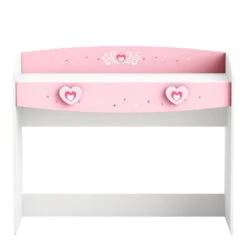 Demeyere Bureau 1 Tiroir Anastasia Rose Et Blanc -ATMOSPHERA Boutique bureau 1 tiroir mulan rose et blanc 2