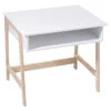 Bureau Enfant Blanc Pieds Bois Atmosphera