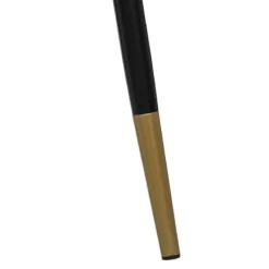 Chaise Velours Noir Pieds Gold Tyka Atmosphera -ATMOSPHERA Boutique chaise velours noir gold tyka atmosphera 2