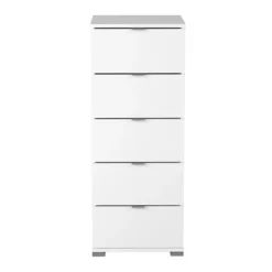 Demeyere Chiffonnier 5 Tiroirs Blanc Perfect 6 Demeyere Chiffonnier 5 Tiroirs Blanc Perfect -ATMOSPHERA Boutique chiffonnier 5 tiroirs blanc perfect 2