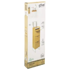 Chiffonnier En Bambou Avec Miroir Levia 5five -ATMOSPHERA Boutique chiffonnier en bambou levia 5five 3