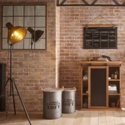 Coffres Bidons Gris Loft - Lot De 3 - Atmosphera 7 Coffres Bidons Gris Loft - Lot De 3 - Atmosphera -ATMOSPHERA Boutique coffres bidons gris loft lot 3 atmosphera 2