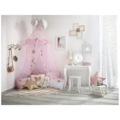 Coiffeuse Avec Tabouret Enfant Blanc Atmosphera -ATMOSPHERA Boutique coiffeuse avec tabouret pour enfant blanche 4