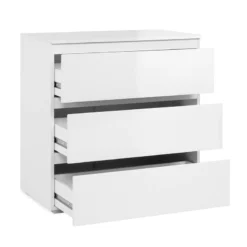 Commode 3 Tiroirs Capetown Blanc -ATMOSPHERA Boutique commode 3 tiroirs capetown blanc 2