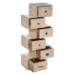 Commode Ajay 6 Tiroirs Bois Massif Atmosphera -ATMOSPHERA Boutique commode ajay 6 tiroirs bois massif atmosphera 2