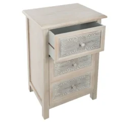 Commode Bois 3 Tiroirs Hina Atmosphera -ATMOSPHERA Boutique commode bois 3 tiroirs hina atmosphera 4