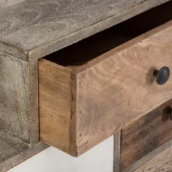 Commode Koval Uni 8 Tiroirs Bois Massif Atmosphera -ATMOSPHERA Boutique commode koval uni 8 tiroirs bois massif atmosphera 2