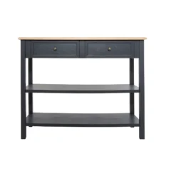 Console Damian Bois Gris Foncé Atmosphera -ATMOSPHERA Boutique console damian bois atmosphera 3