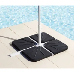 Dalle 15kg Pour Pied De Parasol En Croix Hespéride Noir 6 Dalle 15kg Pour Pied De Parasol En Croix Hespéride Noir -ATMOSPHERA Boutique dalle 15kg pour pied de parasol en croix hesperide noir 2