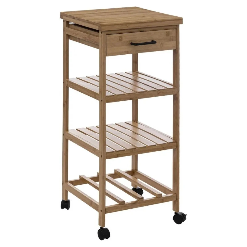 Desserte 1 Tiroir PM En Bambou Linha 5Five 1 Desserte 1 Tiroir PM En Bambou Linha 5Five