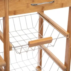 Desserte Bambou 6 Tiroirs Roulettes 76 Cm 5five 9 Desserte Bambou 6 Tiroirs Roulettes 76 Cm 5five -ATMOSPHERA Boutique desserte bambou 6 tiroirs roulettes 76 cm 5five 4