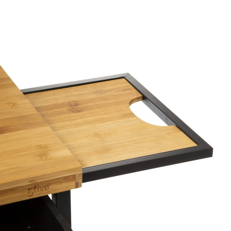 Desserte En Bambou Et Métal Nera 5five 4 Desserte En Bambou Et Métal Nera 5five – Image 4