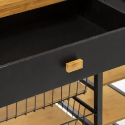 Desserte En Bambou Et Métal Nera 5five 17 Desserte En Bambou Et Métal Nera 5five -ATMOSPHERA Boutique desserte en bambou et metal nera 5five 8