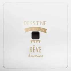 Ensemble Table + 2 Tabourets Enfant Blanc Doré Dream Atmosphera -ATMOSPHERA Boutique ensemble table 2 tabourets enfant blanc dore dream atmosphera 4