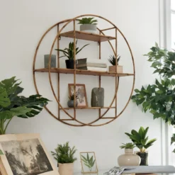 Etagère Murale Ronde D77 Asco Atmosphera -ATMOSPHERA Boutique etagere murale ronde d79 asco atmosphera 2