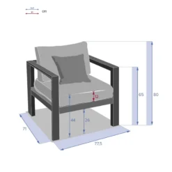 Fauteuil De Jardin Evasion Tonka Hespéride -ATMOSPHERA Boutique fauteuil de jardin evasion tonka hesperide 4