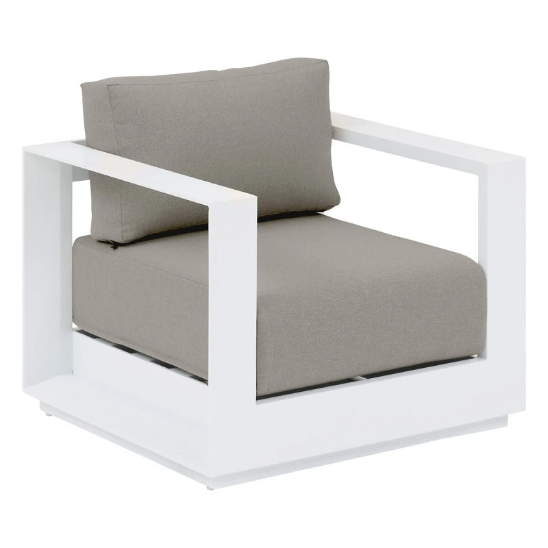 Fauteuil Extérieur 1 Place Allure Blanc Hespéride 1 Fauteuil Extérieur 1 Place Allure Blanc Hespéride
