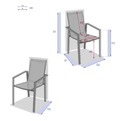 Fauteuil Pavane Hespéride Anthracite/graphite -ATMOSPHERA Boutique fauteuil pavane hesperide anthracitegraphite 3
