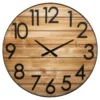 Horloge Abby En Métal Et Bois D70 Atmosphera