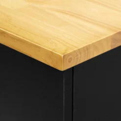 Ilot De Cuisine Noir Et Naturel 5Five 11 Ilot De Cuisine Noir Et Naturel 5Five -ATMOSPHERA Boutique ilot de cuisine noir et naturel 5five 4