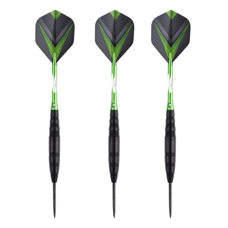 Jeu De 3 Fléchettes Pro Pointe Acier 23g Cupra Vert 1 Jeu De 3 Fléchettes Pro Pointe Acier 23g Cupra Vert