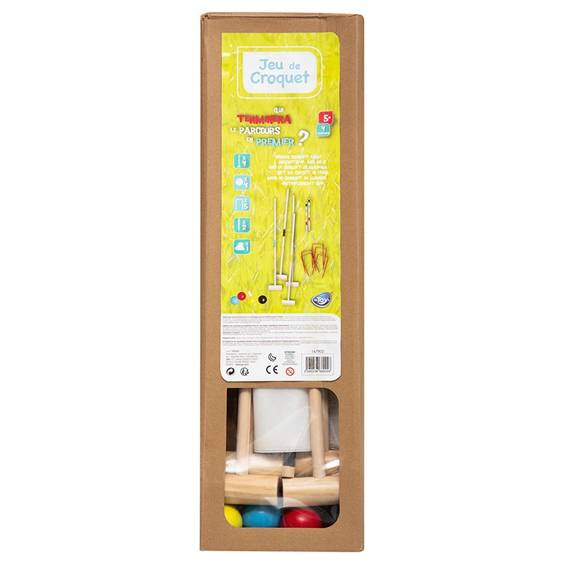 Jeu De Croquet En Bois Pour L'extérieur 2 Jeu De Croquet En Bois Pour L'extérieur – Image 2
