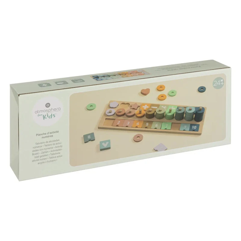 Jeu En Bois Apprentissage Des Chiffres Atmosphera 2 Jeu En Bois Apprentissage Des Chiffres Atmosphera – Image 2