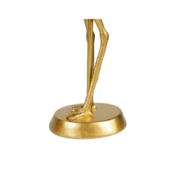 Lampe En Résine Dorée Domingo Flamant Rose Ostaria -ATMOSPHERA Boutique lampe en resine doree domingo flamant rose ostaria 1