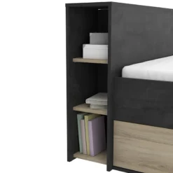 Demeyere Lit 140x190 Cm Pocket Naturel Et Noir -ATMOSPHERA Boutique lit 140x190 cm pocket naturel et noir 5