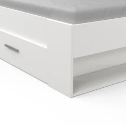 Demeyere Lit 140x190 Cm Pocket Blanc -ATMOSPHERA Boutique lit 2 places polly blanc 6