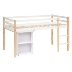 Lit Combi Bureau Enfant Pin Blanc Atmosphera 7 Lit Combi Bureau Enfant Pin Blanc Atmosphera -ATMOSPHERA Boutique lit combi bureau enfant pin blanc atmosphera 2