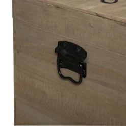 Lot De 3 Malles Carrés Bois Wild Atmosphera -ATMOSPHERA Boutique lot de 3 malles carres bois wild atmosphera 4