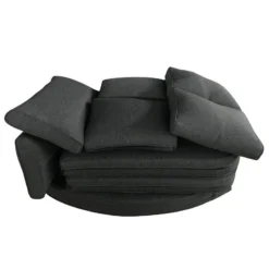 Lot De 9 Coussins Pour Salon Angle Moorea Carbone Hespéride