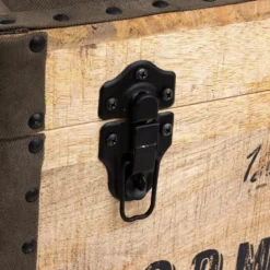 Malle Pouf Vintage En Bois Atmosphera -ATMOSPHERA Boutique malle pouf vintage en bois atmosphera 5