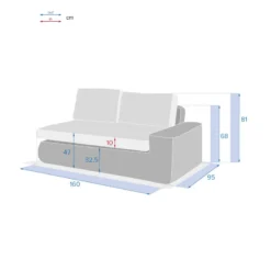 Méridienne Droite De Salon Savinia Coloris Tahini Hespéride -ATMOSPHERA Boutique meridienne droite de salon savinia coloris tahini hesperide 3