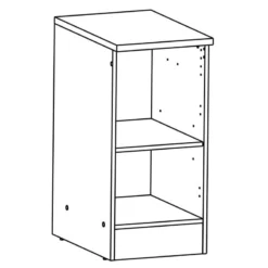 Demeyere Meuble Bas 1 Porte 40 Cm Origan Noir Et Bois 7 Demeyere Meuble Bas 1 Porte 40 Cm Origan Noir Et Bois -ATMOSPHERA Boutique meuble bas 1 porte 40 cm origan noir et bois 1 3