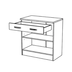 Demeyere Meuble Bas De Cuisine Blanc 2 Portes Mammy -ATMOSPHERA Boutique meuble bas de cuisine blanc 2 portes mammy 3