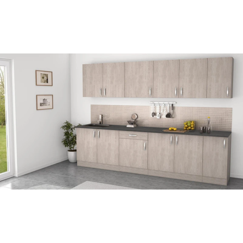 Demeyere Meuble De Cuisine Bas 2 Portes 100cm Paprika 2 Demeyere Meuble De Cuisine Bas 2 Portes 100cm Paprika – Image 2