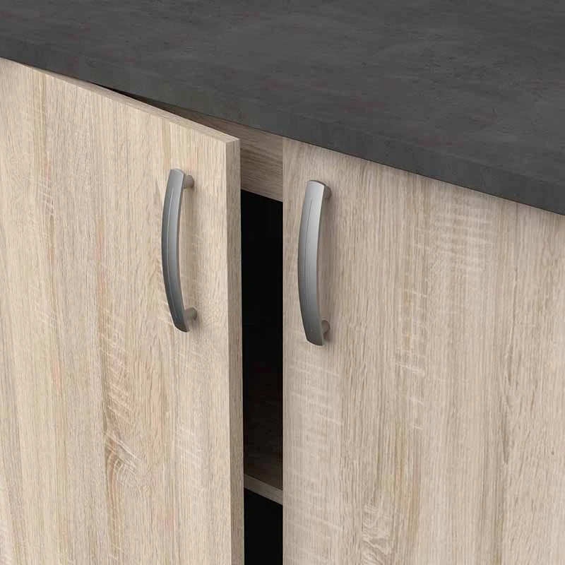 Demeyere Meuble De Cuisine Bas 2 Portes 100cm Paprika 3 Demeyere Meuble De Cuisine Bas 2 Portes 100cm Paprika – Image 3